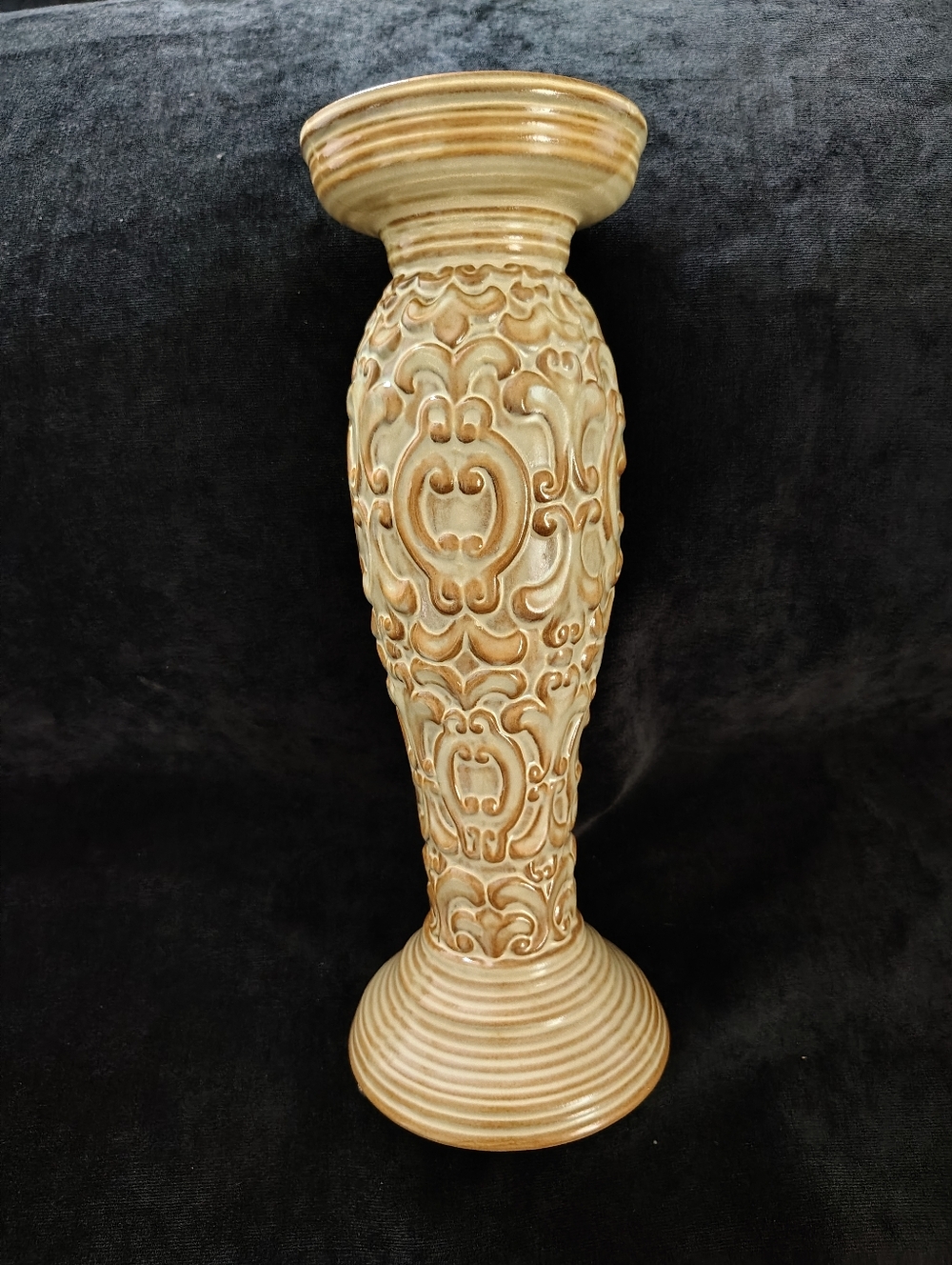 Biltmore Inspirations Glazed Ceramic Candle Holder